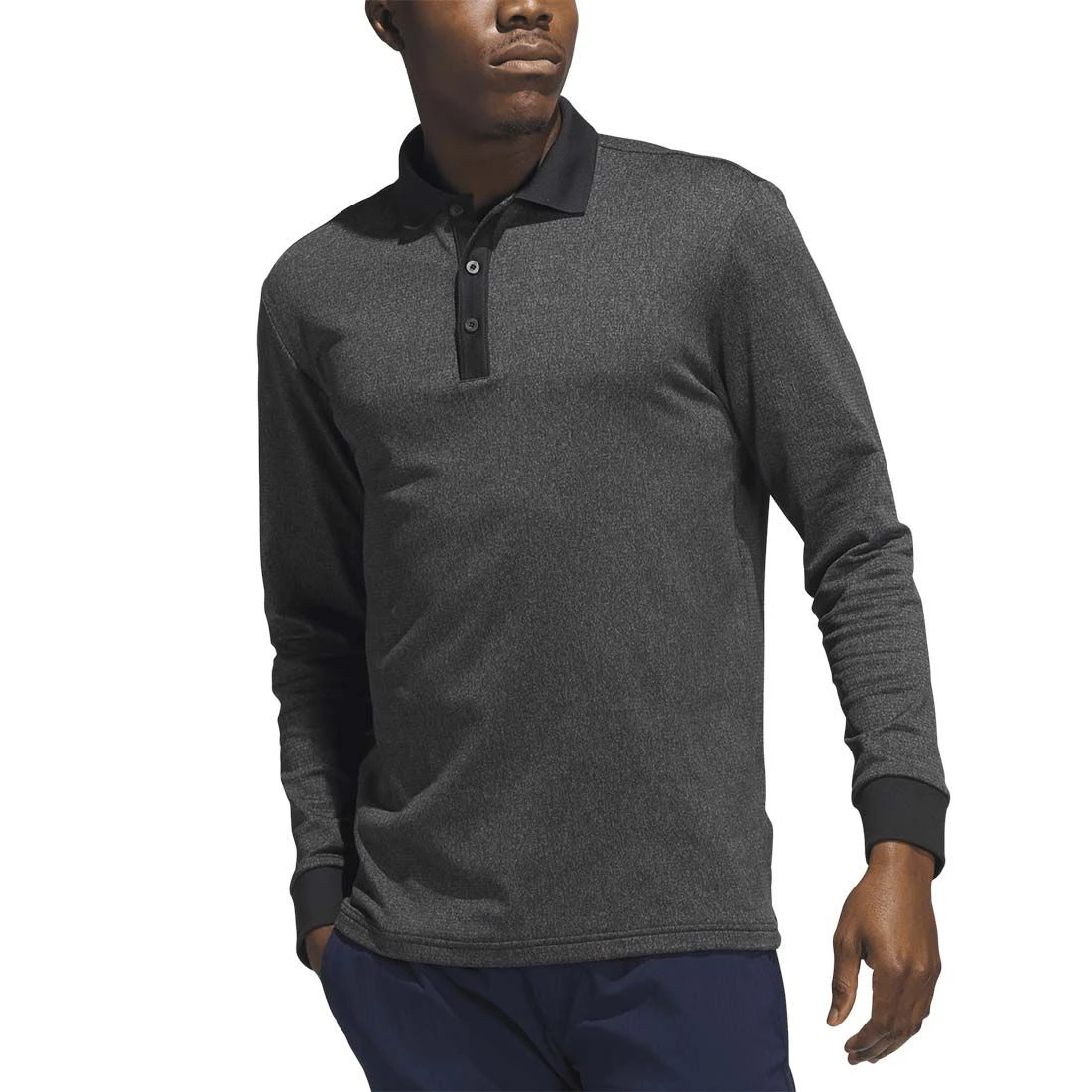 Adidas Essentials Long Sleeve Polo - Image 3