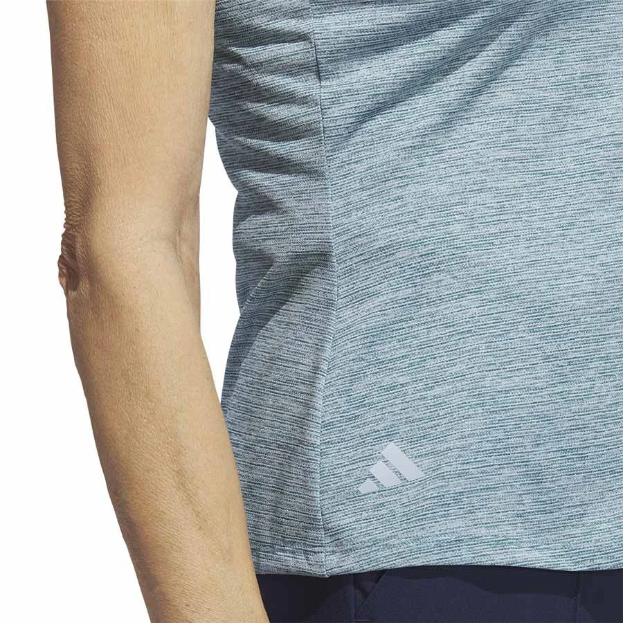 Adidas Women's Heathered Essentials Mock Sleeveless - Image 10