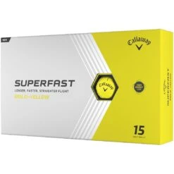 Callaway Superfast Bold Yellow 15-Pack Personalized Golf Balls