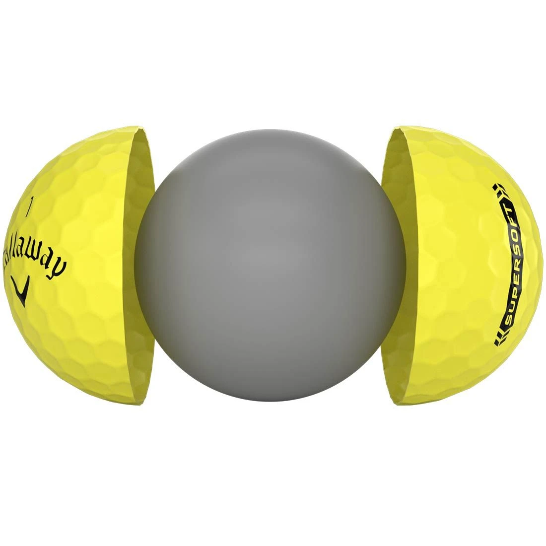 Callaway Supersoft Yellow Golf Balls - Image 3