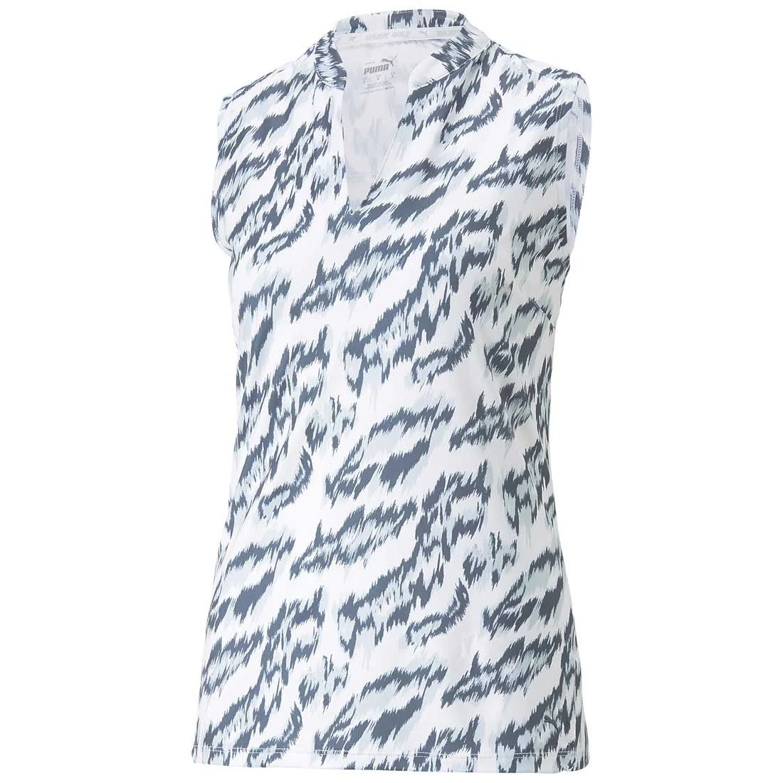 Puma Women's MATTR Animal Sleeveless Polo - Image 2