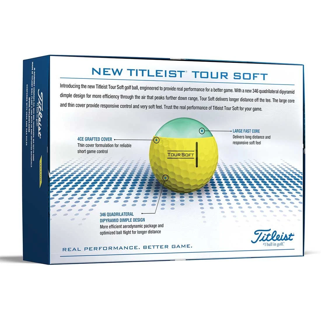 Titleist Tour Soft Yellow Golf Balls - Image 4