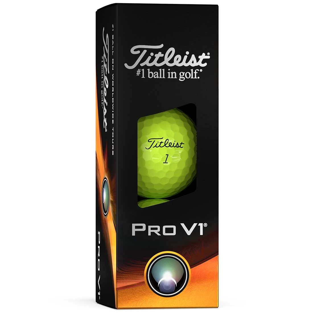 Titleist Pro V1 Yellow Personalized Golf Balls - Image 2