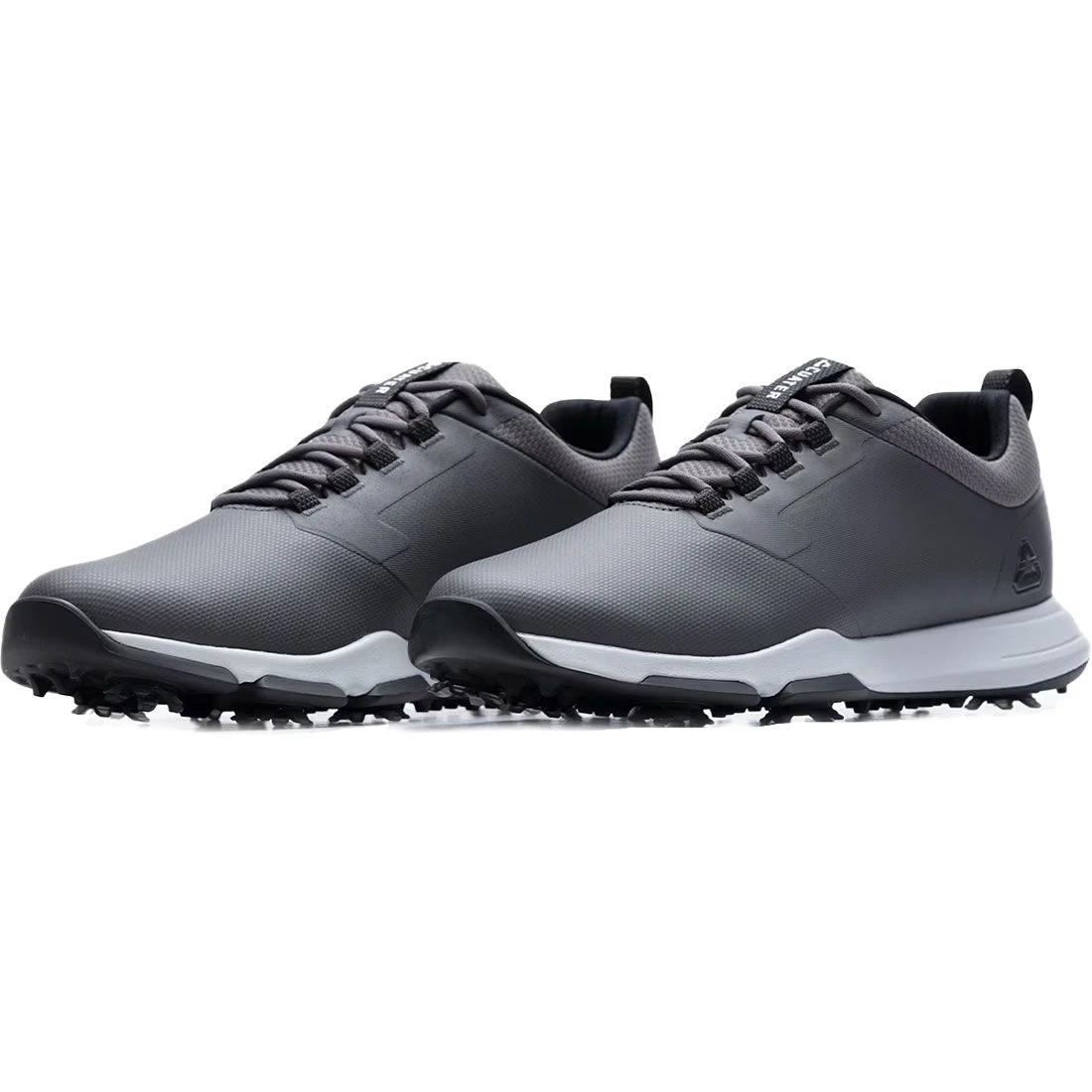 TravisMathew Cuater The Ringer Spiked Golf Shoes Grey - Image 3