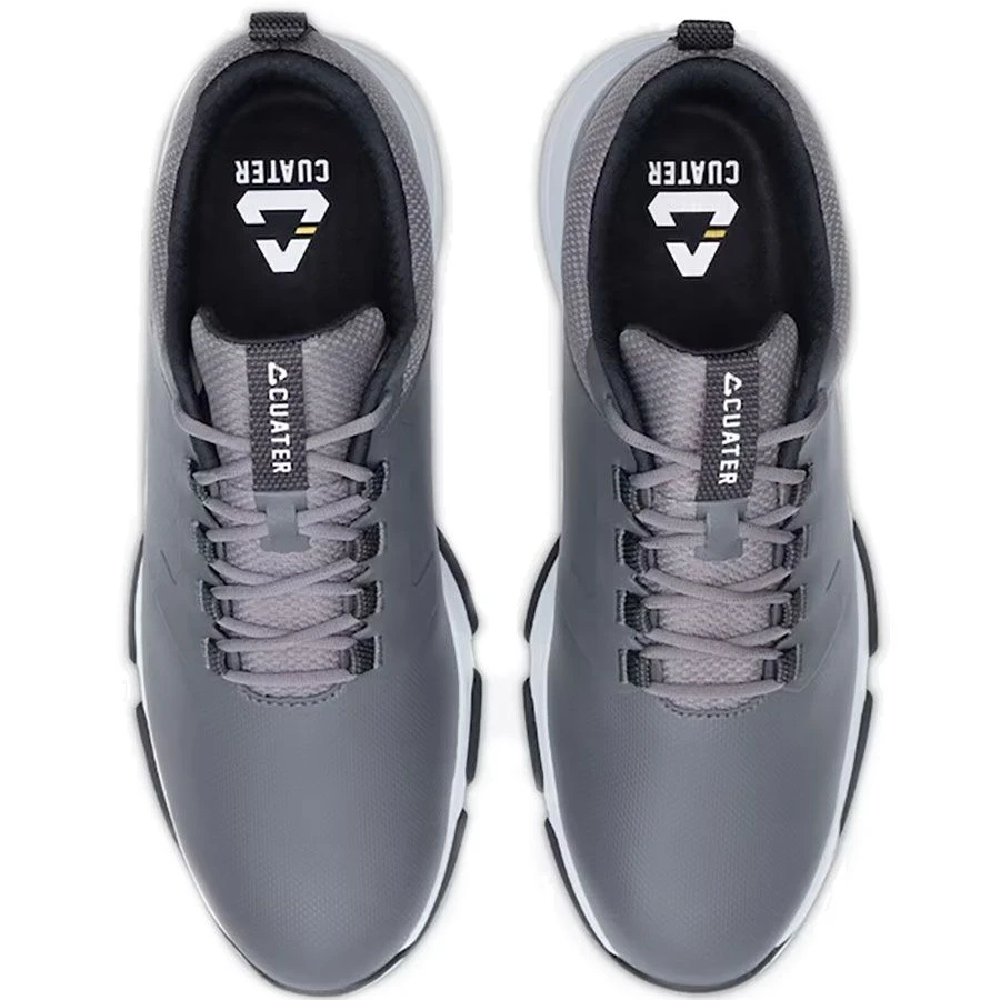 TravisMathew Cuater The Ringer Spiked Golf Shoes Grey - Image 4